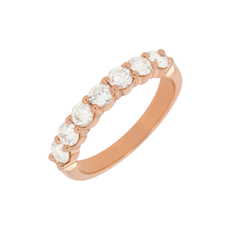 Alliance diamants 0.91 carat or rose 3.87g Comme neuf -  reconditionné disponible sur Gemme Les Bijoux